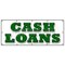 Signmission CASH LOANS BANNER SIGN payday advance title pawn shop for gold B-120 Cash Loans - alternate 1